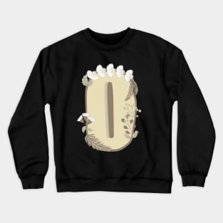 Isaz Rune Flowery Design Crewneck Sweatshirt